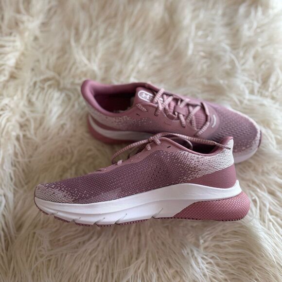 Under Armour HOVR Turbulence 2 Running Shoes Pink Rose Size 10 - Picture 8 of 12